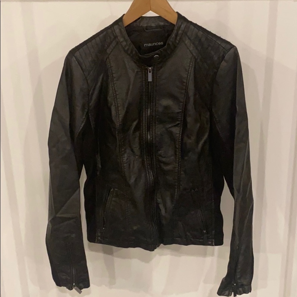 Faux Leather Jacket